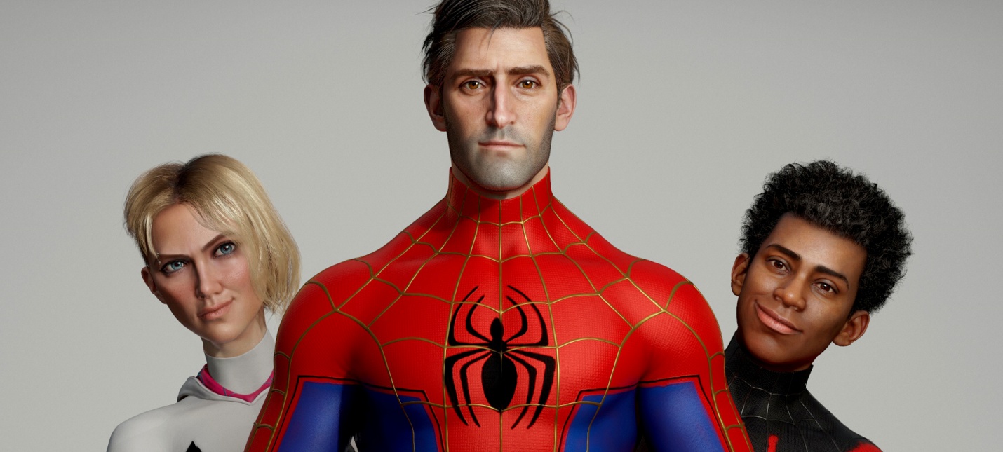Как бы выглядели реалистичные версии героев из Человека-паука: Через вселенные