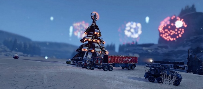 В Crossout завезли новогоднее обновление «Снежная буря» с новым режимом и техникой