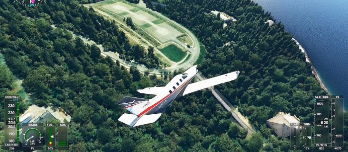 В Microsoft Flight Simulator 2020 можно полетать над дворцом сами знаете кого (видео)